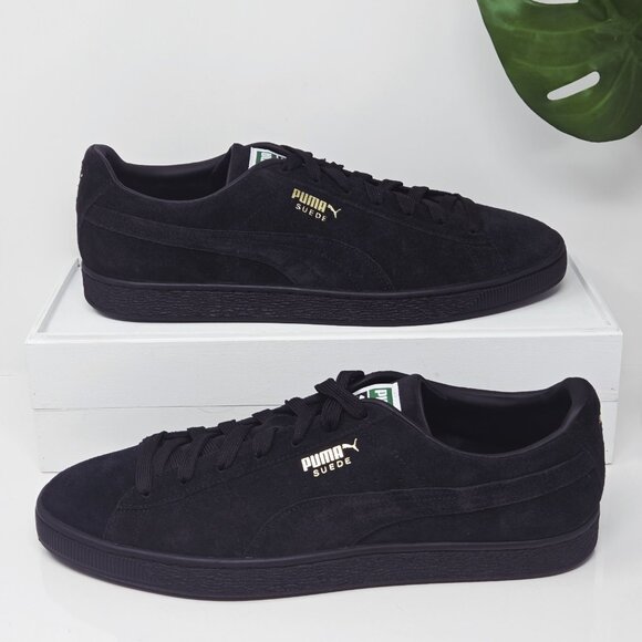 Puma Other - Puma Suede Classic Low Top Sneakers Men’s 14 Black Lace Up Gorpcore Skater